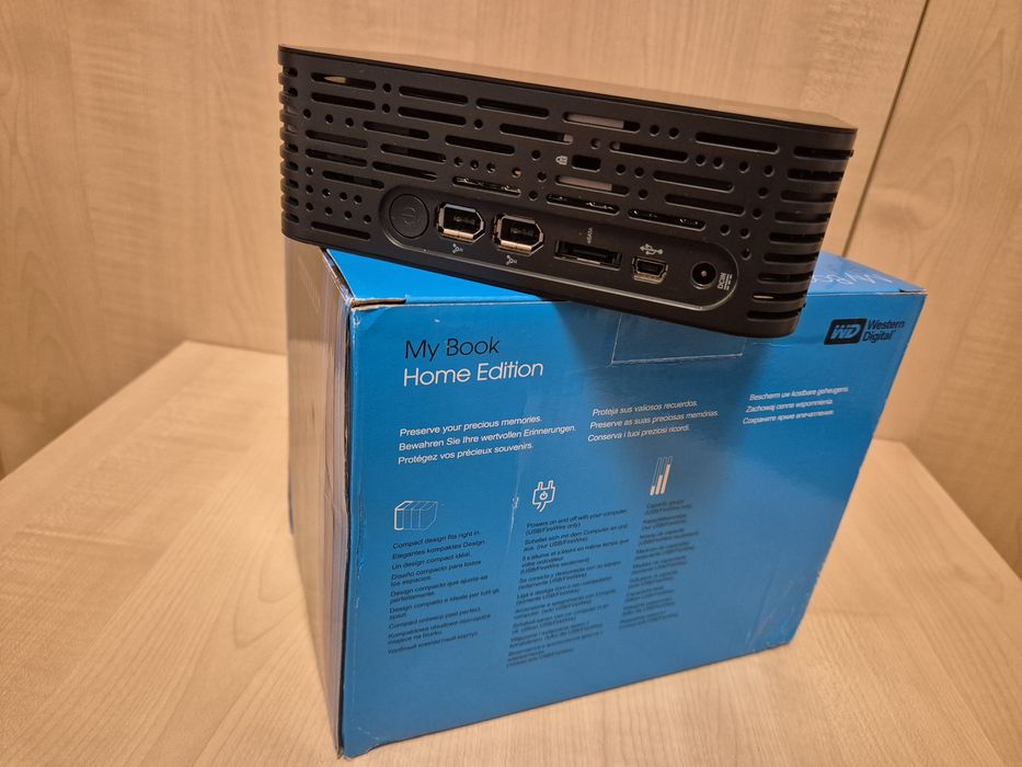 Western Digital My Book Home Edition 1Tb USB 2.0, Firewire 400, eSata