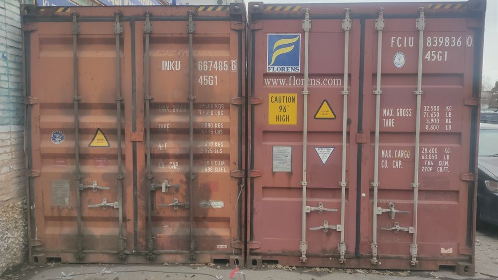 Контейнеры морские 40 футов