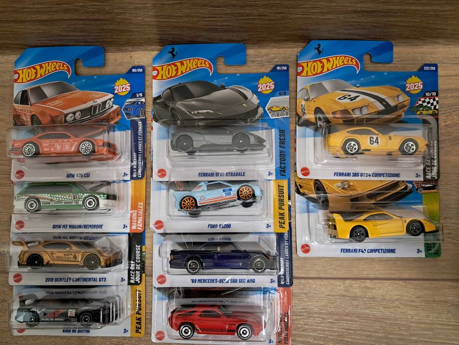 Hot wheels метални колички в блистер опаковка