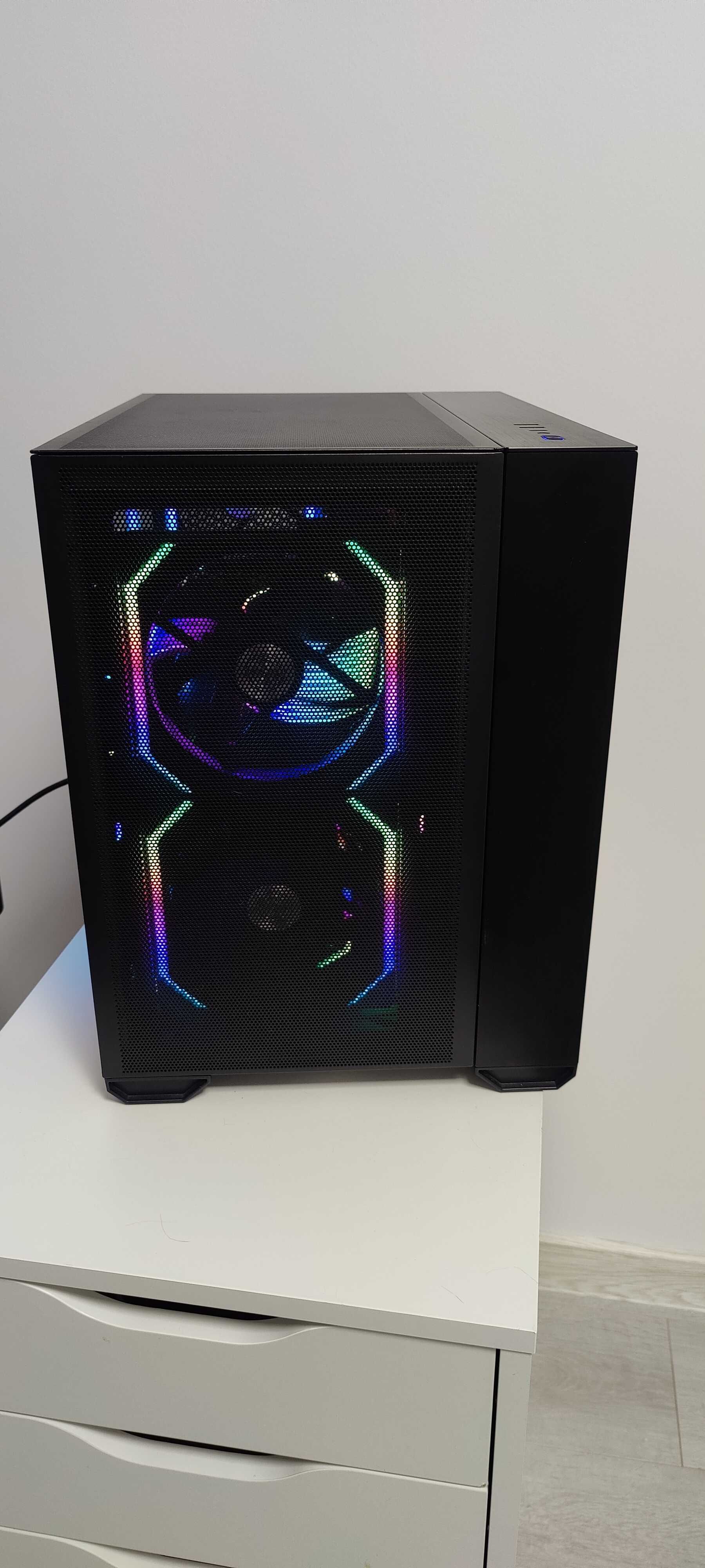 Carcasa Lian Li O11 Air Mini (cu 9 ventilatoare Lian Li)