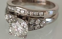 Inel logodna 14k cu diamante 1,65ct