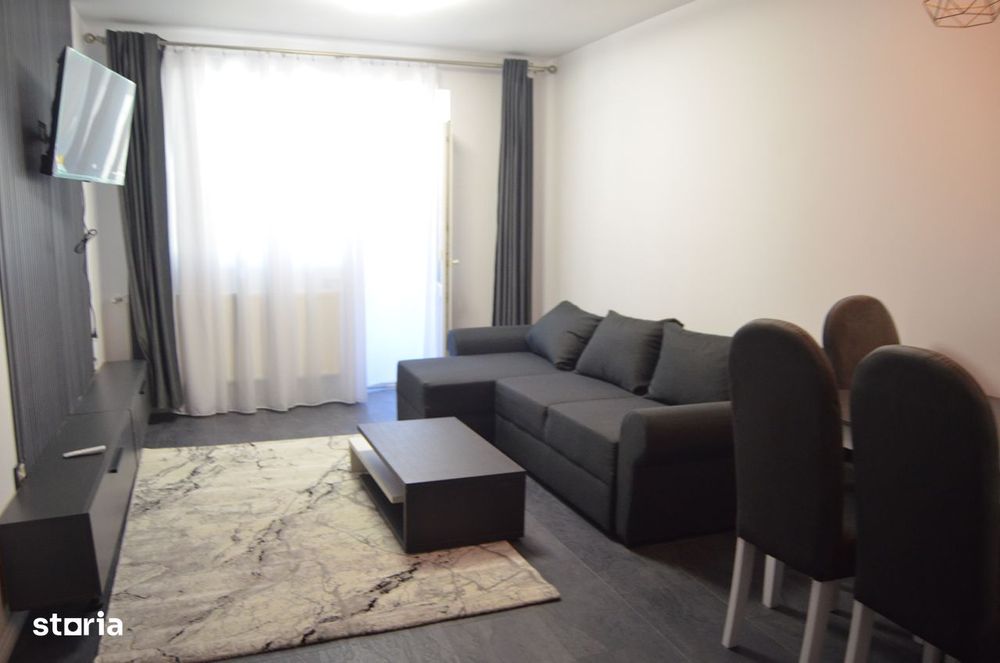 Apartament cu doua camere mobilat si utilat  modern