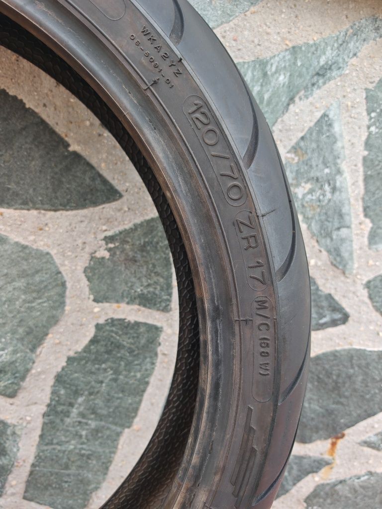 Мото гуми Michelin 160/60 17 и 120/70 17 dot18