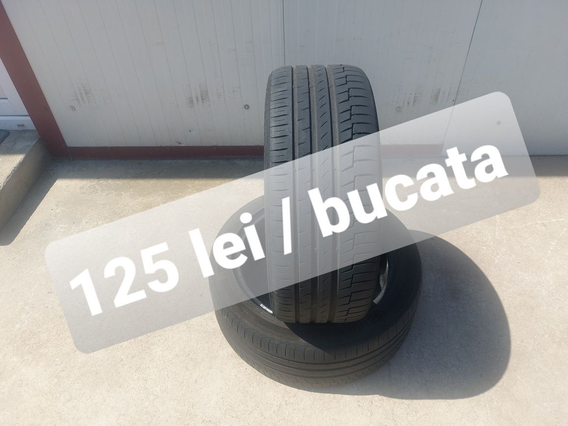 125 lei bucata! Doua anvelope de vara 225 45 17 Continental dot 2021