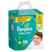 Pampers пелени Baby Dry Size 7 Extra Large (15+ кг), 50 бр
