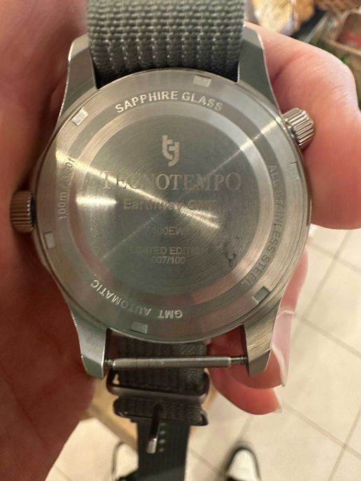 Автоматичен Часовник - Tecnotempo - GMT (две времеви зони) - Отличен