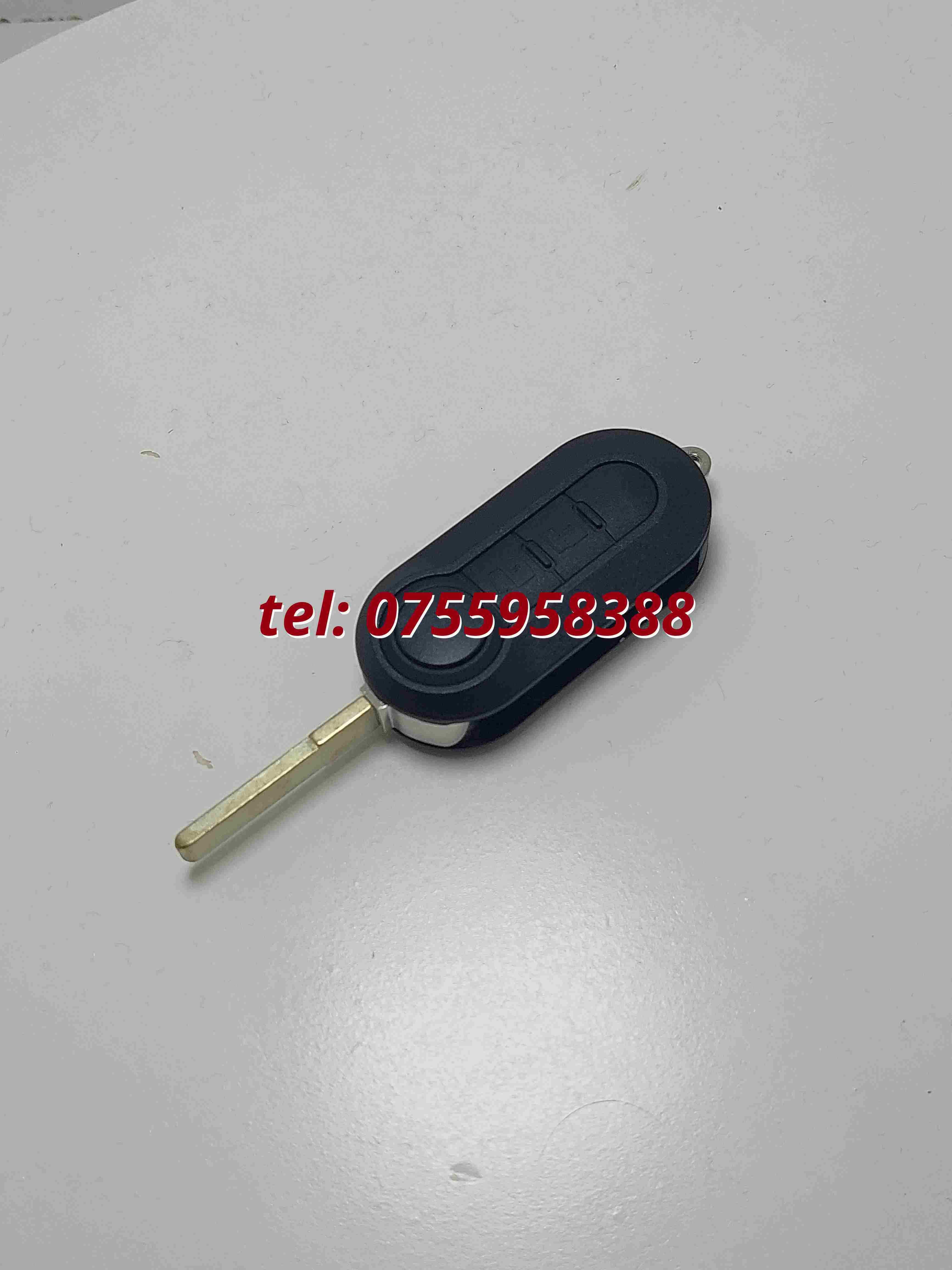 Carcasa Cheie Contact Pentru Fiat 500 Bravo Grande Punto 3 Butoane C