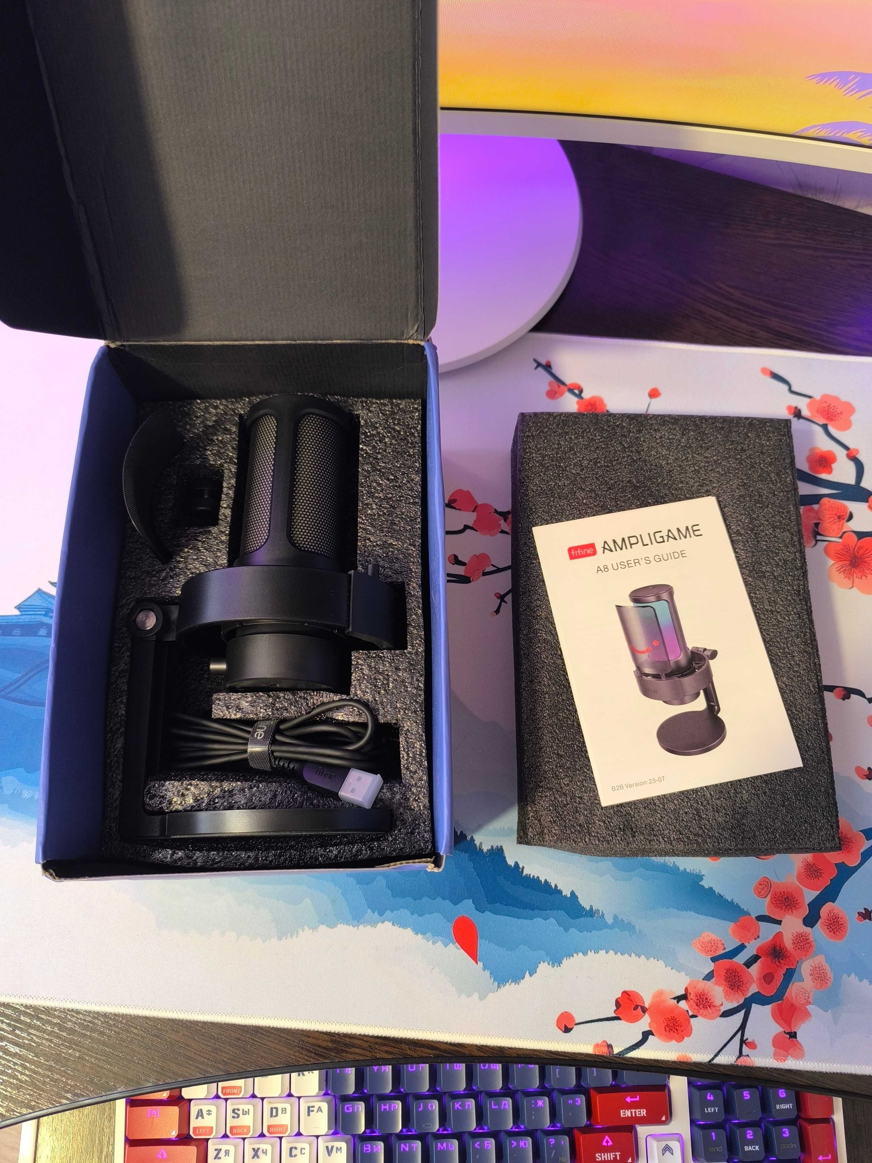 FIFINE A8 Ampligame - Конденсаторный USB-микрофон - Продам