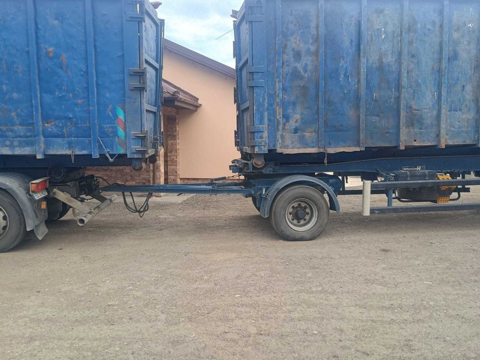 Camion abrollkipper Scania G 440  si remorca HUEFFERMANN