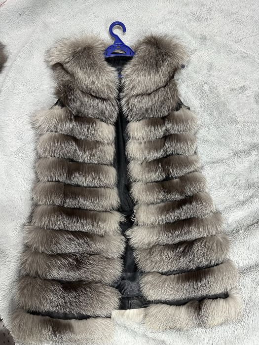 Blana naturala vulpe 6 in 1