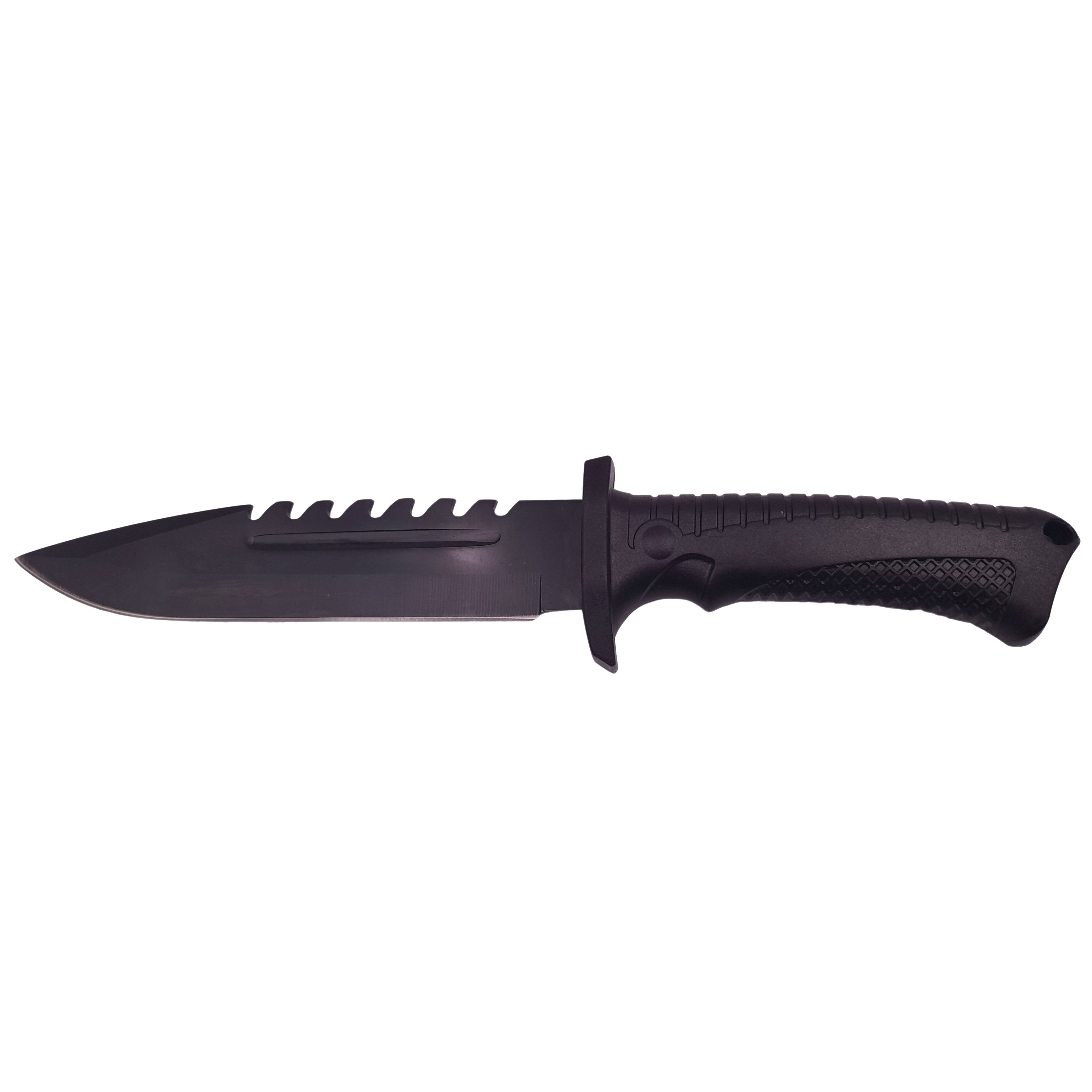 Cutit vanatoare IdeallStore®, Hunting Etiquette, 29 cm, negru