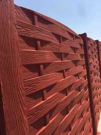 Lot matrițe noi gard de beton, lemn impletit 30 cm latime!