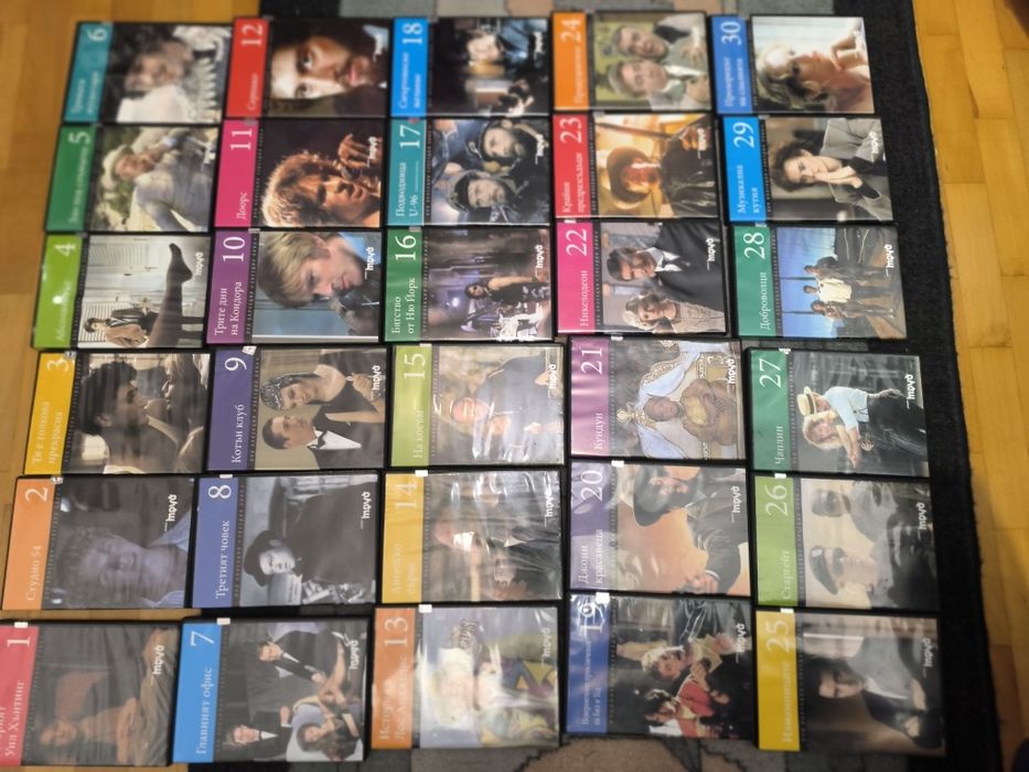 DVD ,Нови неразпечатвани дискове колекции 114 броя