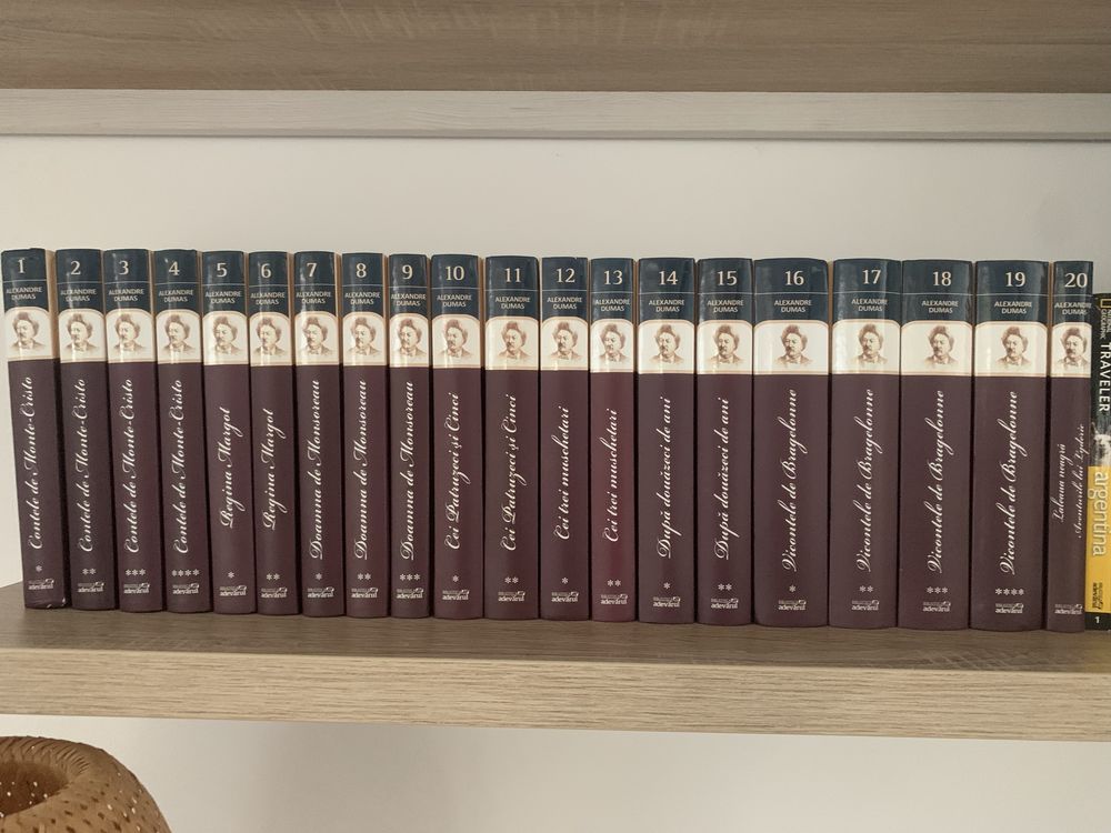 Colectia Adevarul Alexandre Dumas 20 volume