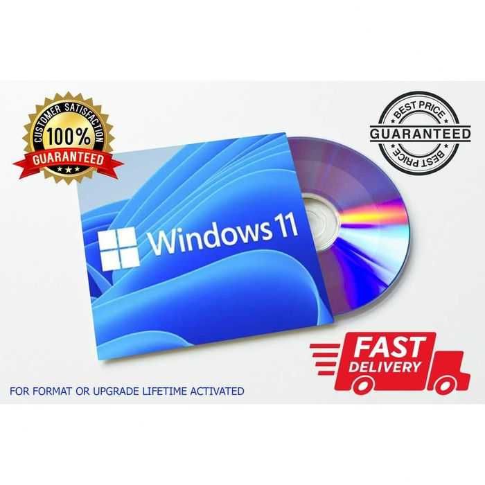 Windows 11 PRO cu LICENTA RETAIL pe stick USB bootabil sau pe DVD