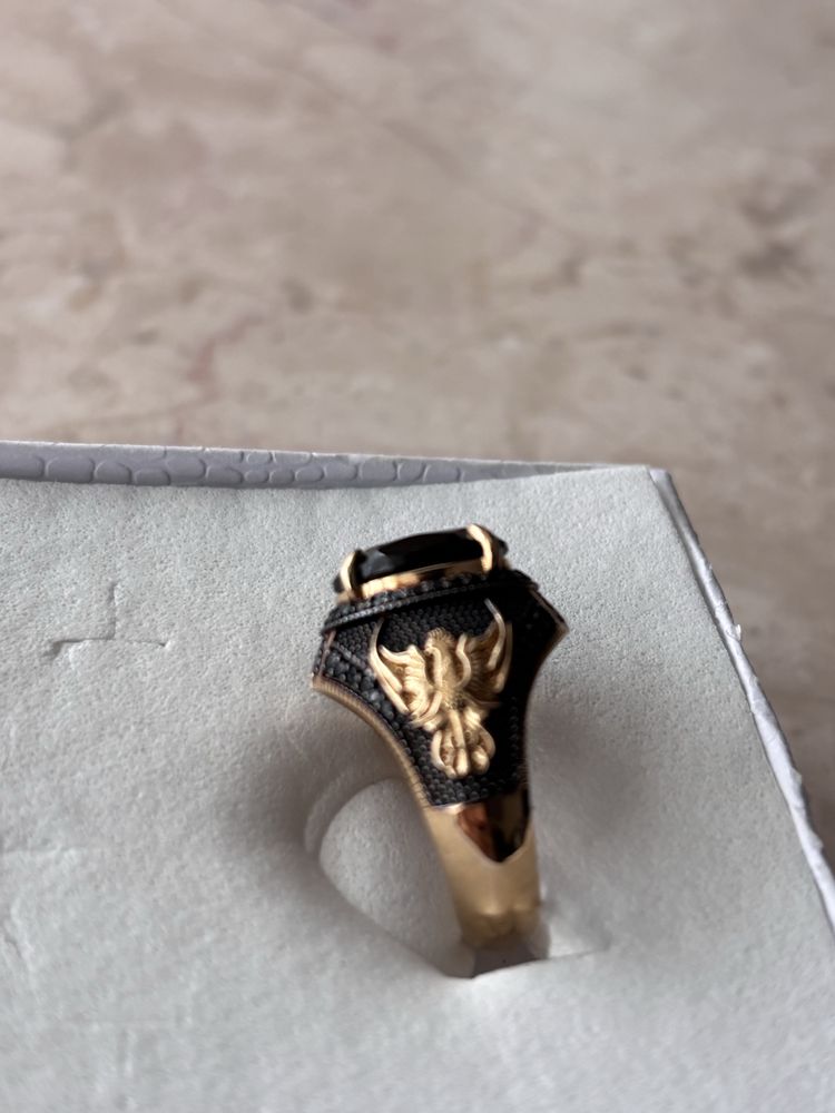 Inel din Argint 925placat cu Aur (6,24 grame )