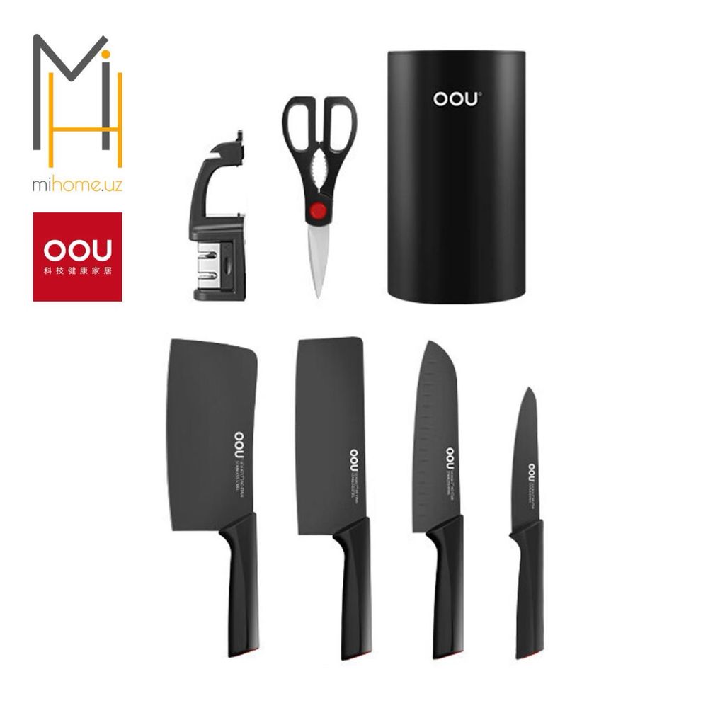 Набор кухонных ножей Xiaomi OOU Crane Series Kitchen Set (7 предметов)