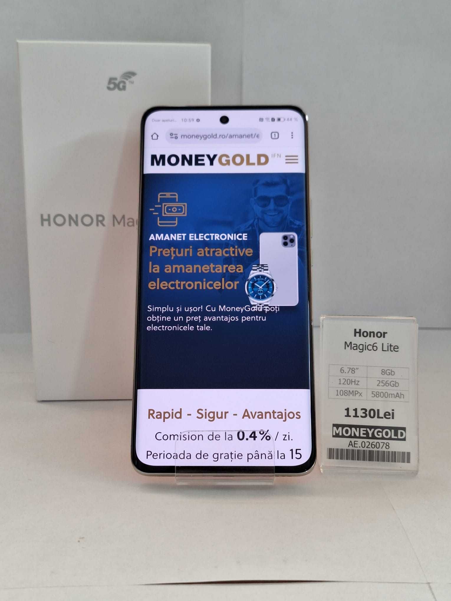 Telefon Honor Magic6 Lite MoneyGold AE.026078