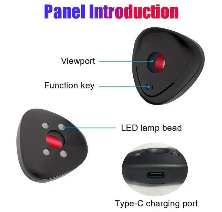 Mini detector camere video spion cu infrarosu, Inamic camere ascunse