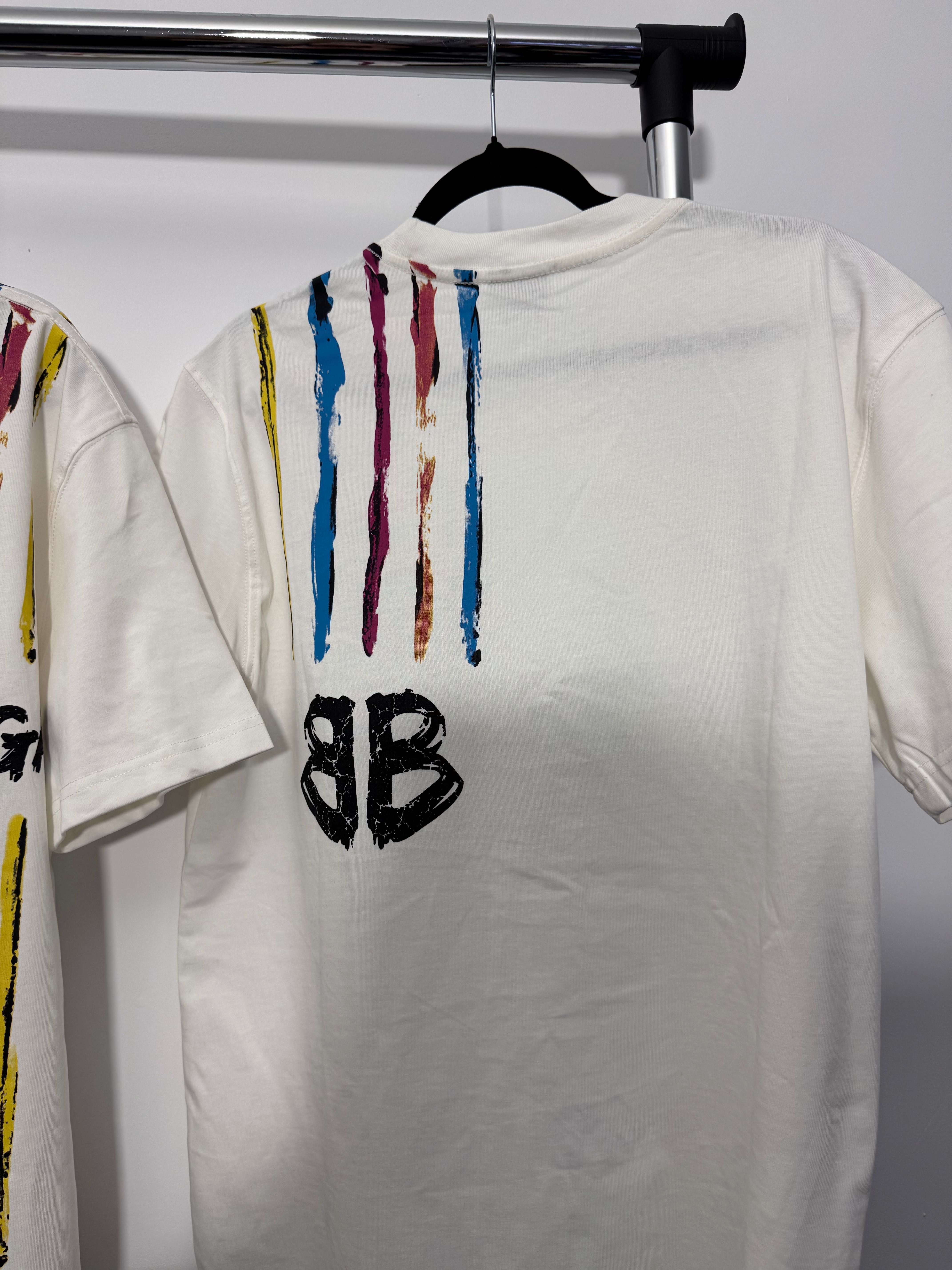 Tricou alb Balenciaga PREMIUM colectia noua S,M,L,XL,XXL