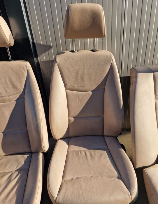 Interior piele crem bmw e90 cu incalzire de anglia