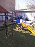 Детская горка, качели, игровой комплекс для двора от Турник уз