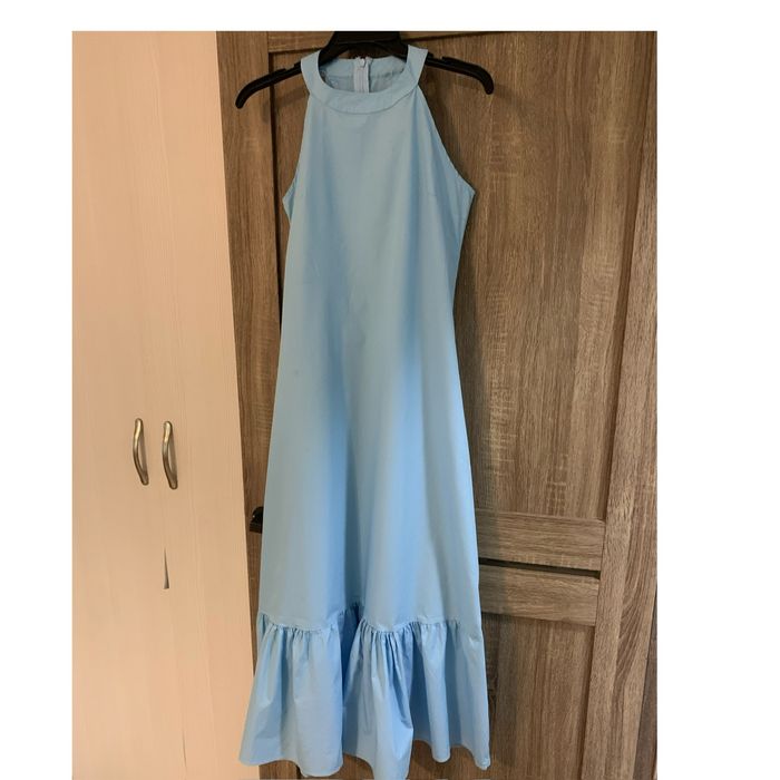 Хлопковое платье сарафан 42-S / свободный