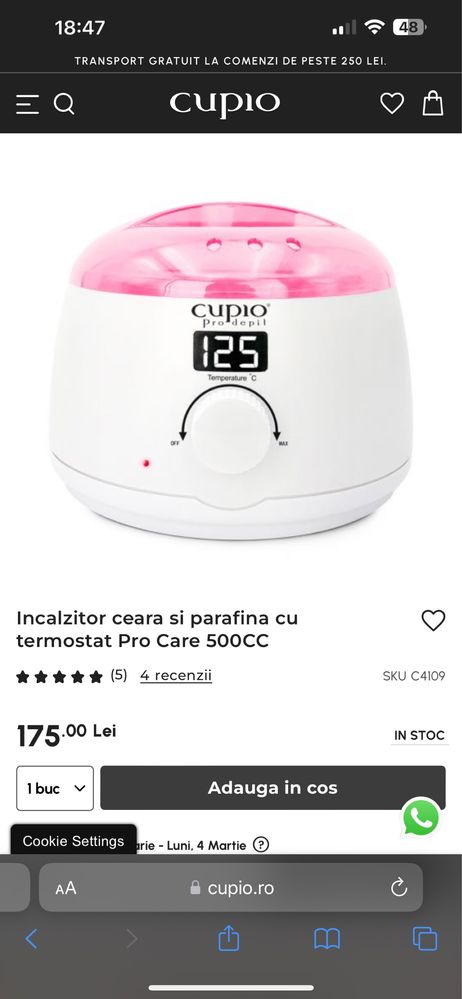 Incalzitor ceară