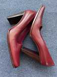 Pantofi dama 39 piele, rosu