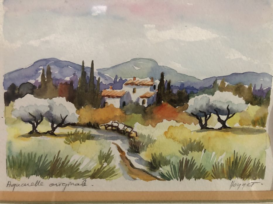 Aquarela originala ( J.L. Honnet)