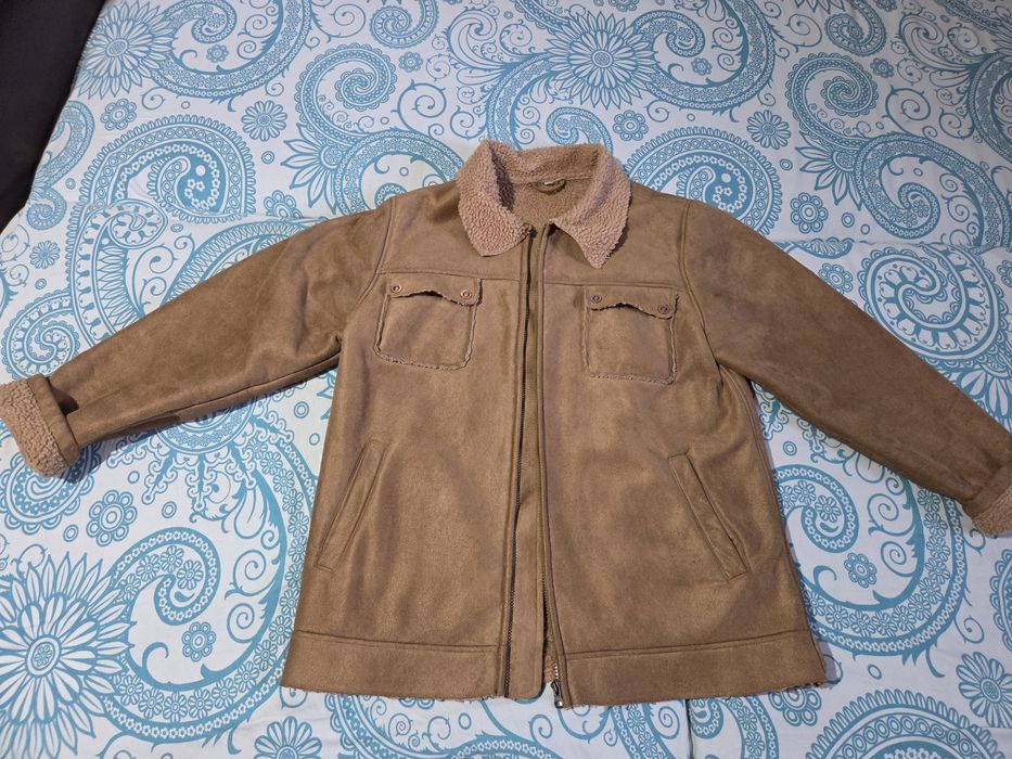 Мужская демисезонная дубленка