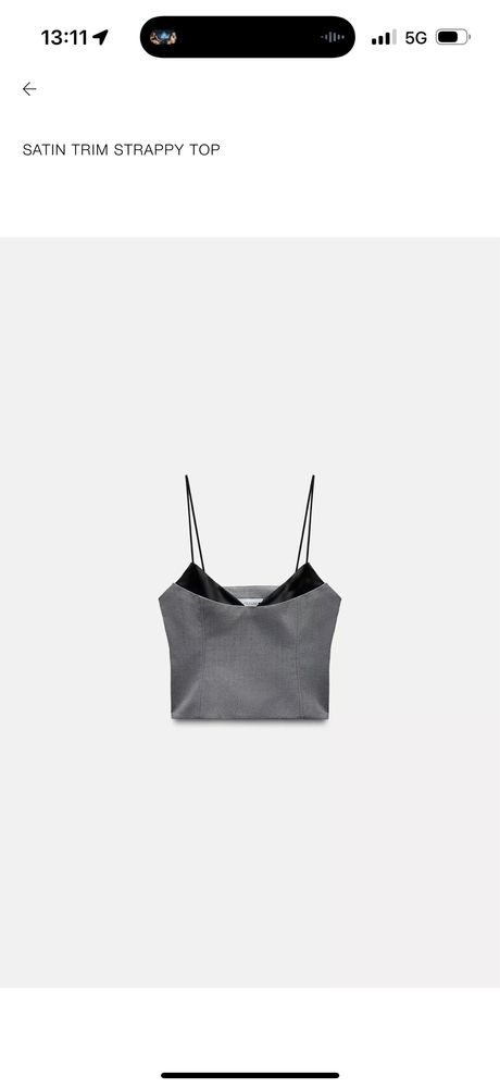Топ / корсет Zara Зара XS чисто нов