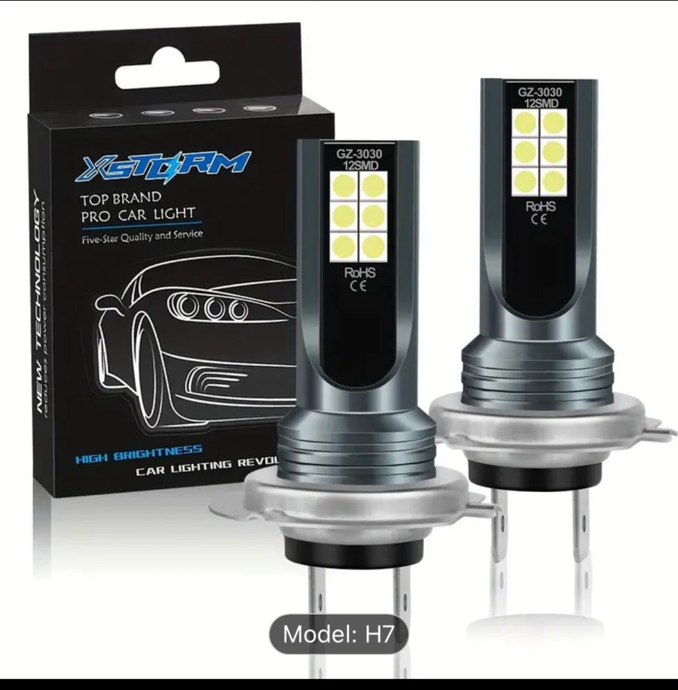 Becuri led H7 H11 H8 H4 noi
