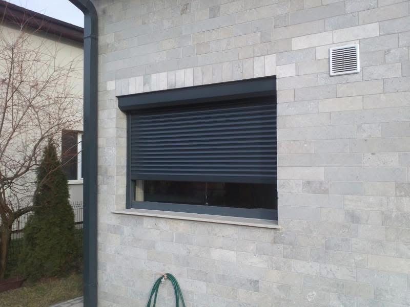 Plase pentru tantari/insecte, rulouri exterioare din aluminiu, glaf