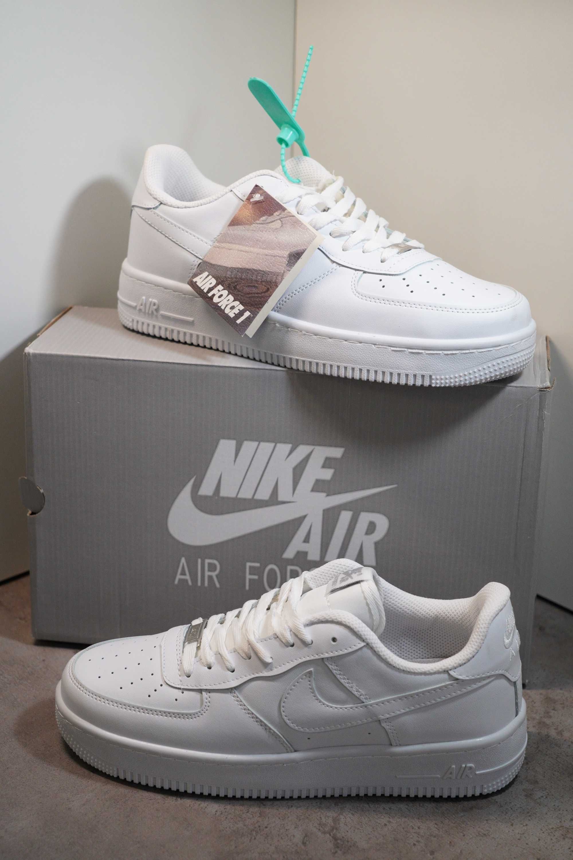 Adidasi NIKE low AIR FORCE 1 White, Produs Nou - Full Box, Premium