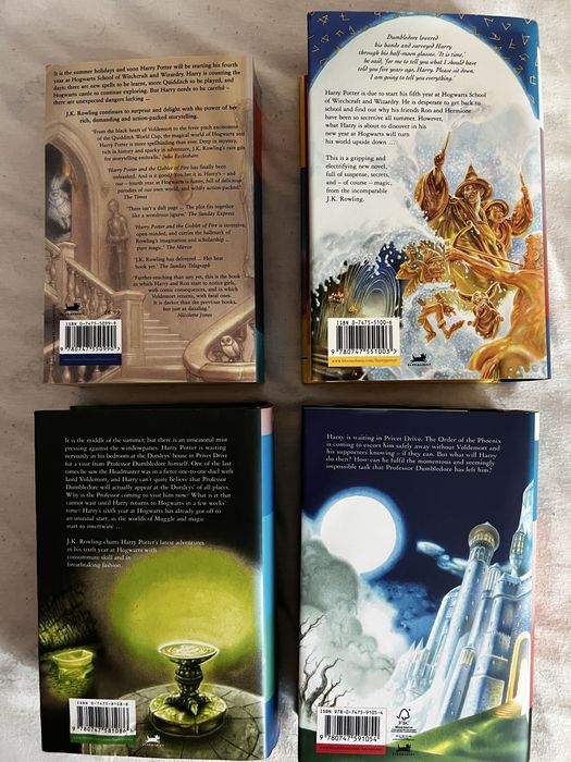 Harry Potter Хари Потър колекция от всички книги от Англия