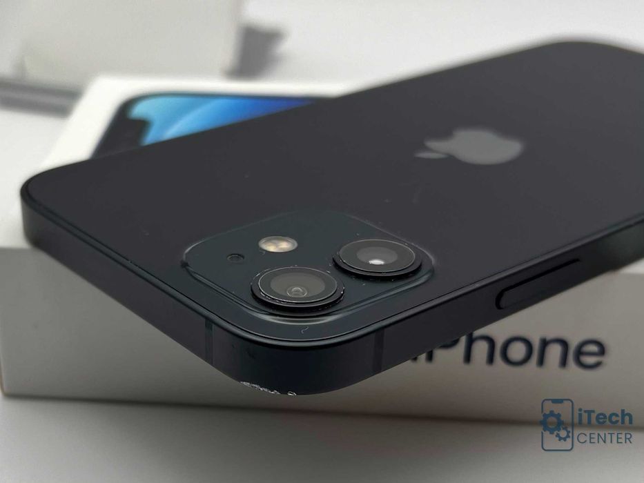 iPhone 12, 64GB, Black, 100% батерия, ОТЛИЧЕН, ГАРАНЦИЯ!