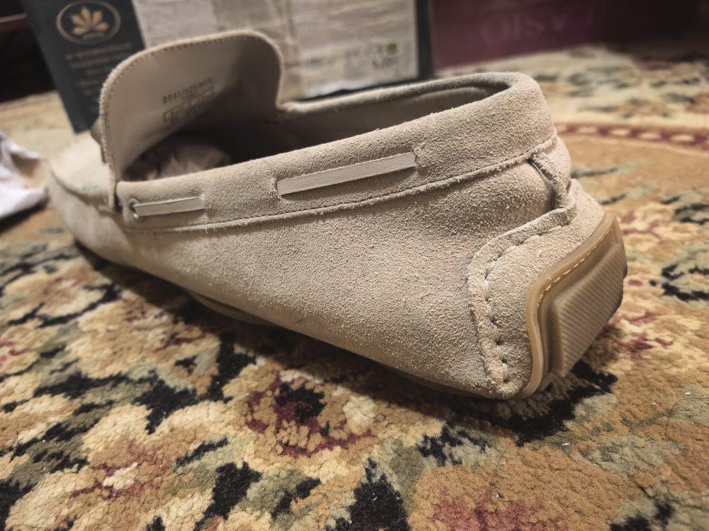 Мокасины  Zara замшевые 44р