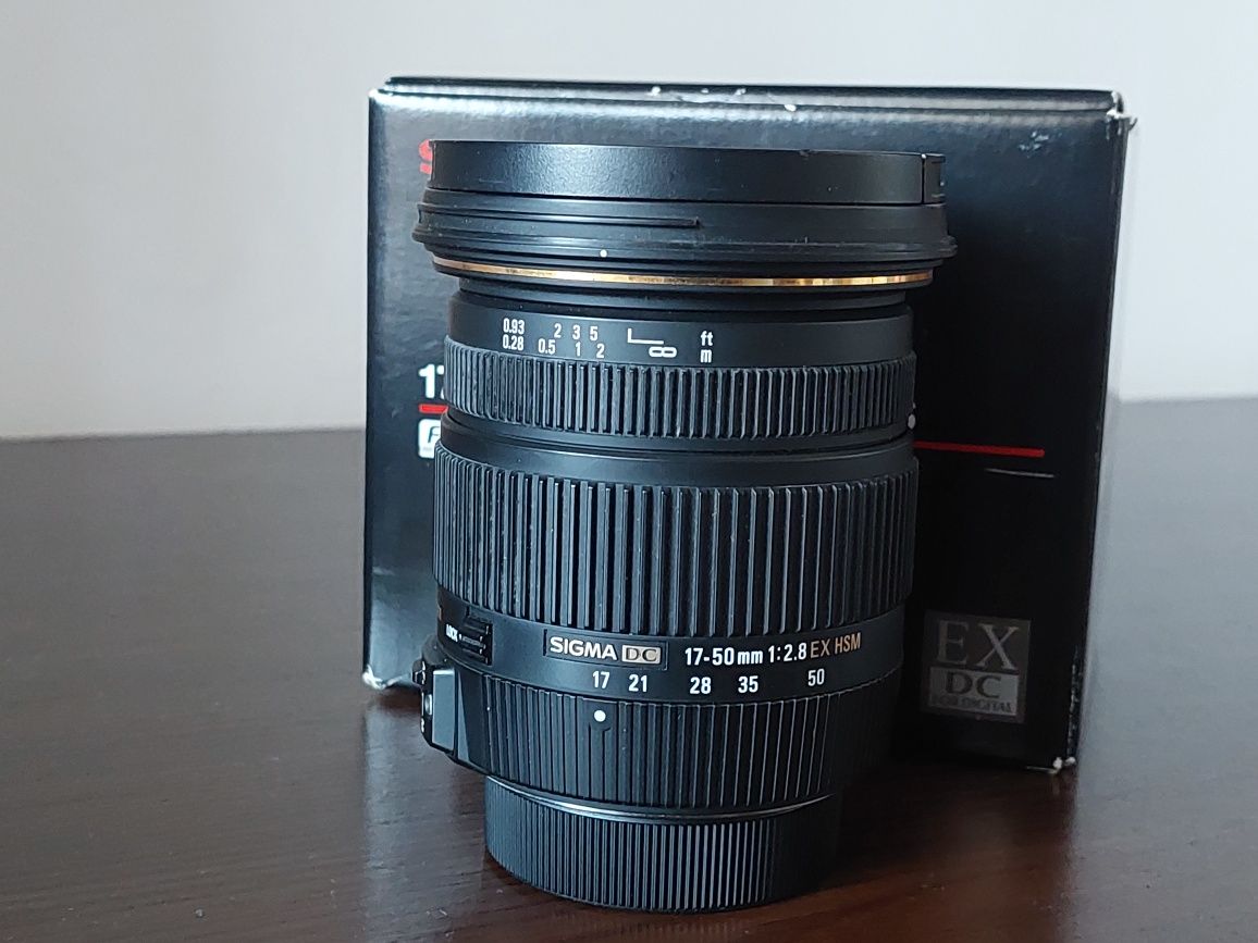 Sigma 17-50mm f2.8 Obiectiv Foto DSLR F2.8 EX HSM OS Montura Nikon DX