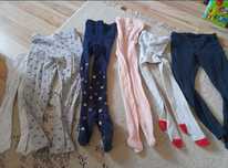 set 6 pantaloni ciorapi fata 110 116 4 5 6 ani h&m lupilu little kids