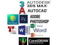 Установка Windows, программист, AutoCad, Photoshop, Corel