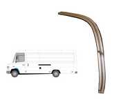 Segment interior reparatie aripa fata Mercedes 512d-814 Da, (Vario) 09.1996-, fata, Stanga, spate; metal; in exterior element