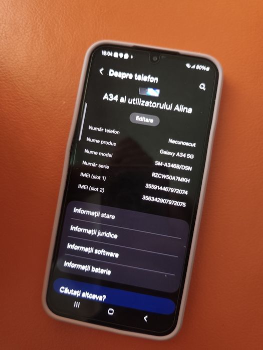 Samsung A34 5G smartphone 256gb