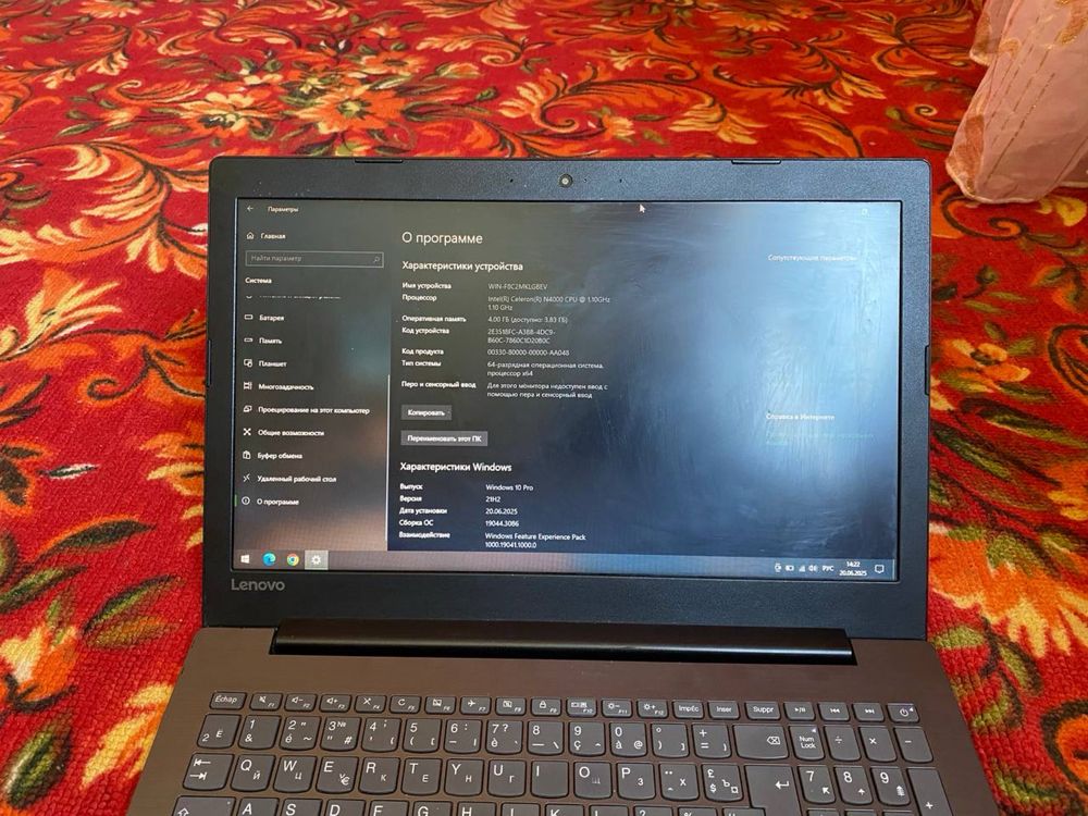 Lenova 500gb hdd + 256gb ssd galishiladi
