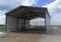 Vând hală metalică 10 m cu 20 m cu 4 m cu montaj cu plata la