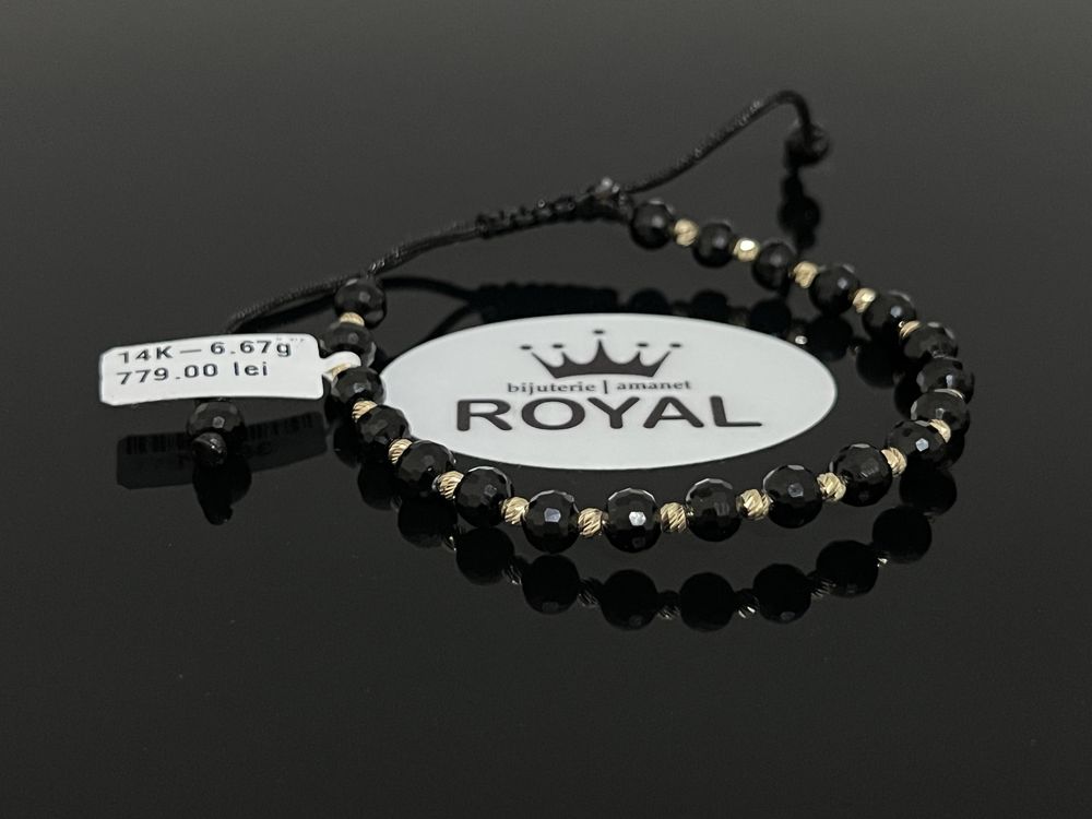 Bijuteria Royal CB : Bratara snur bile aur 14k 6,67 grame