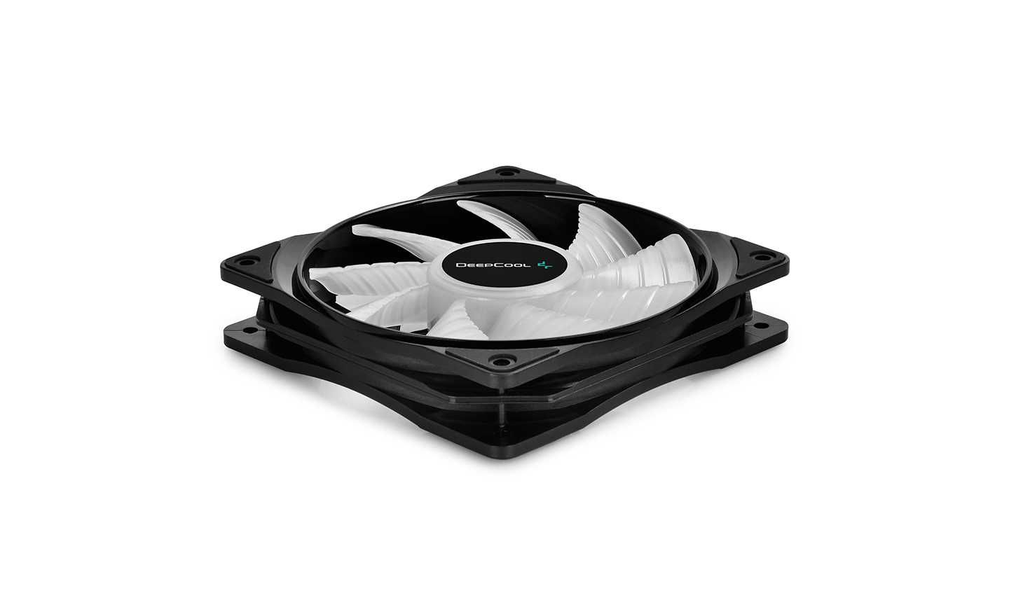 Кулер для кейса Case Cooler Deepcool RF120M RGB LED Fan (5в1) Black