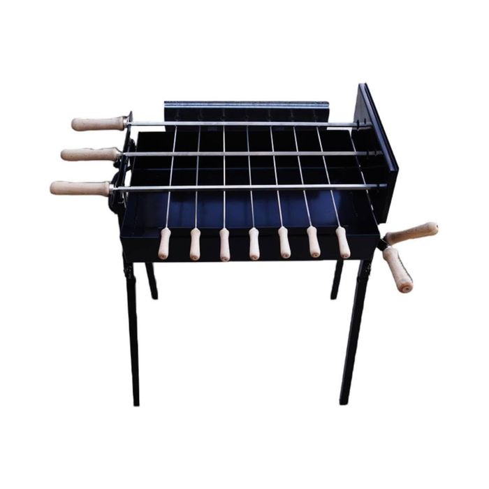 Барбекю скара с моторче малка за планината и морето