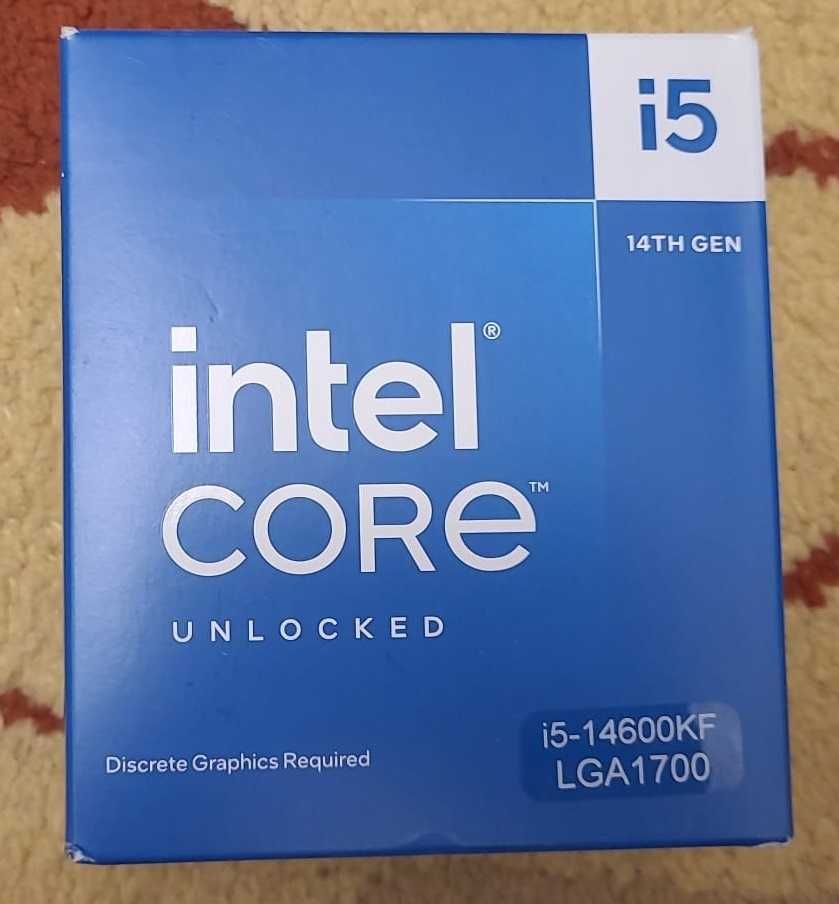 Procesor Intel i5-14600KF,la 5.3 GHz ,Socket LGA1700, -nou
