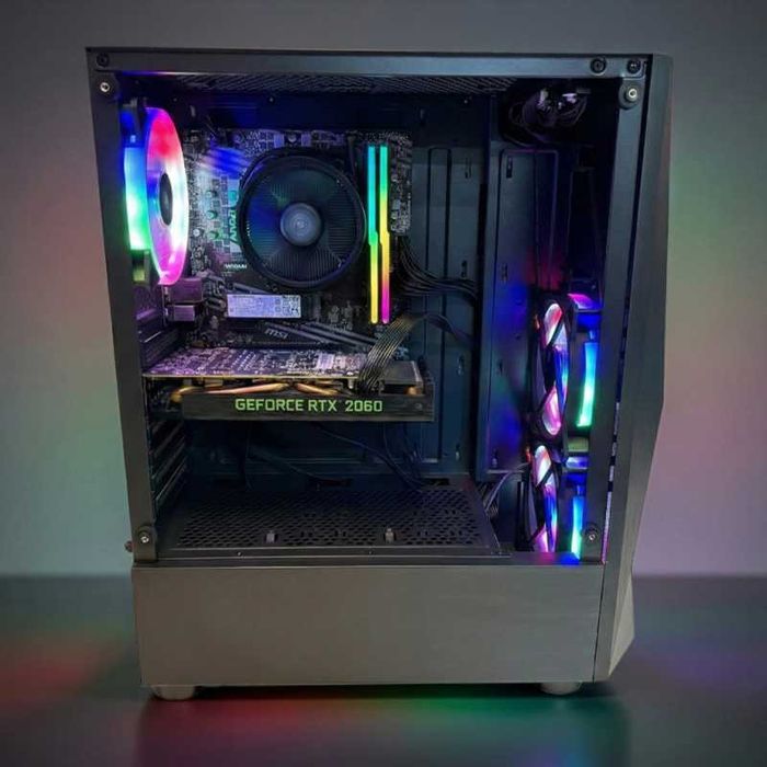 Unitate PC,AMD RYZEN 5 4500,16 GB DDR4,SSD 512 GB,NVDIA RTX 2060 6GB